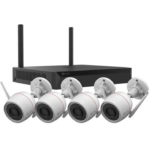 Kit NVR X5S con 4 cámaras 2K H3C, visión nocturna a color y detección inteligente